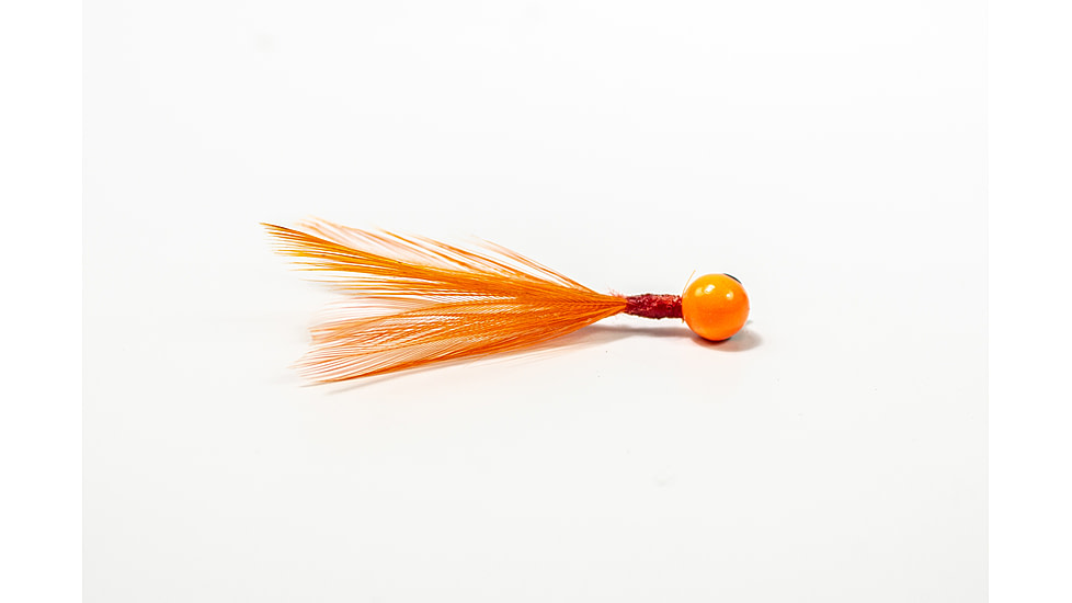 Lunkerhunt Tungsten Full Effect Jig, Fluorescent Orange Glow, 1/32 oz, FEJ06