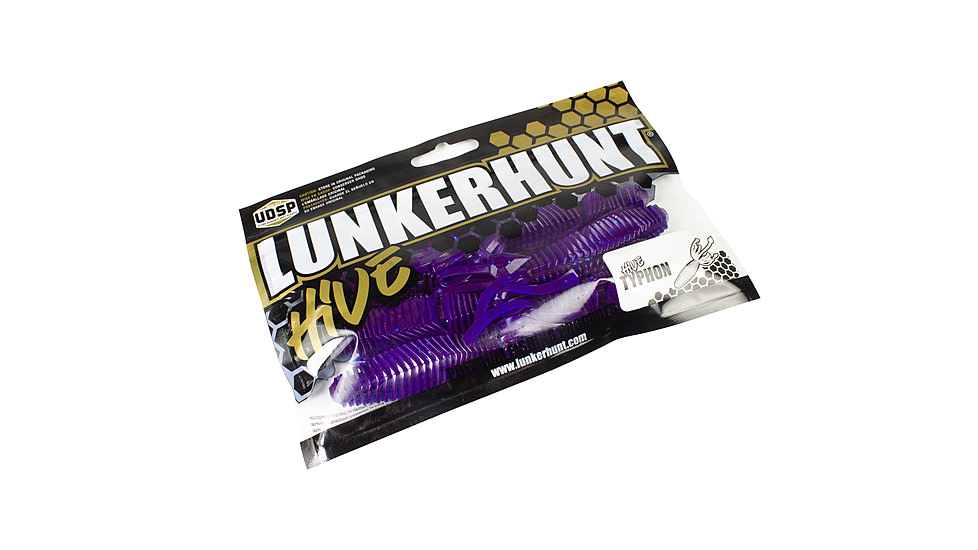 Lunkerhunt Typhon Tube, 6, 3.5in, June Bug, SBTUBE05