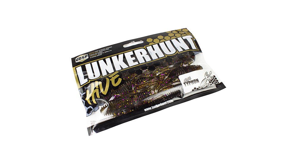 Lunkerhunt Typhon Tube, 6, 3.5in, Meat Locker, SBTUBE06