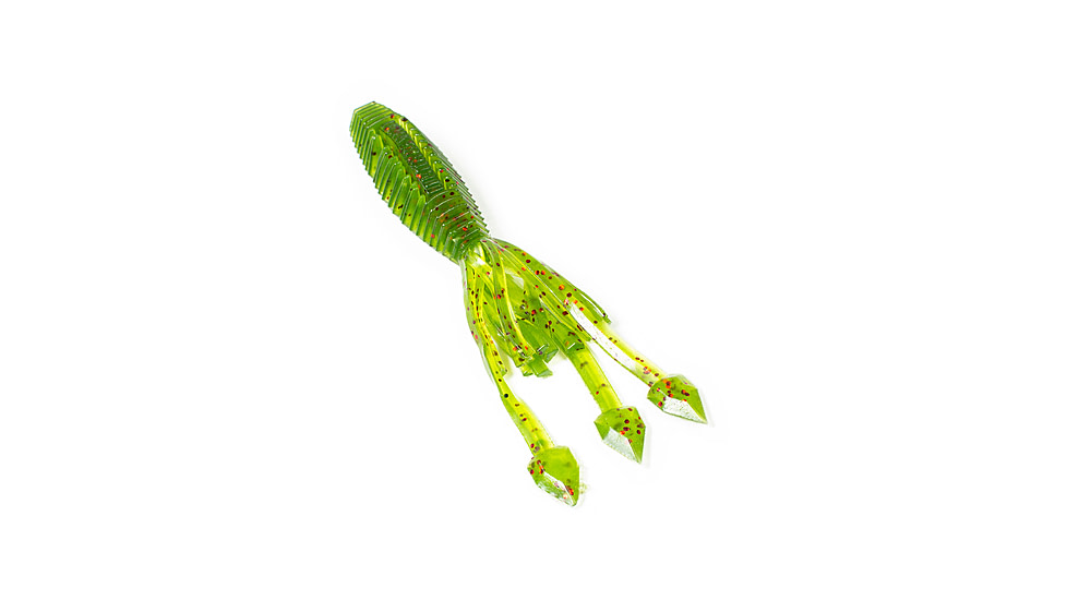 Lunkerhunt Typhon Tube, 6, 3.5in, Watermelon Red Fleck, SBTUBE03
