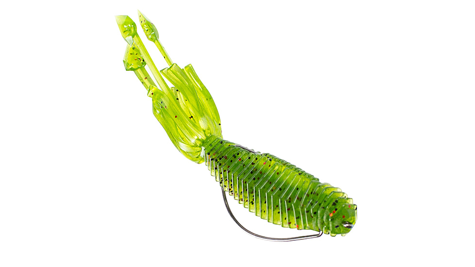 Lunkerhunt Typhon Tube, 6, 3.5in, Watermelon Red Fleck, SBTUBE03