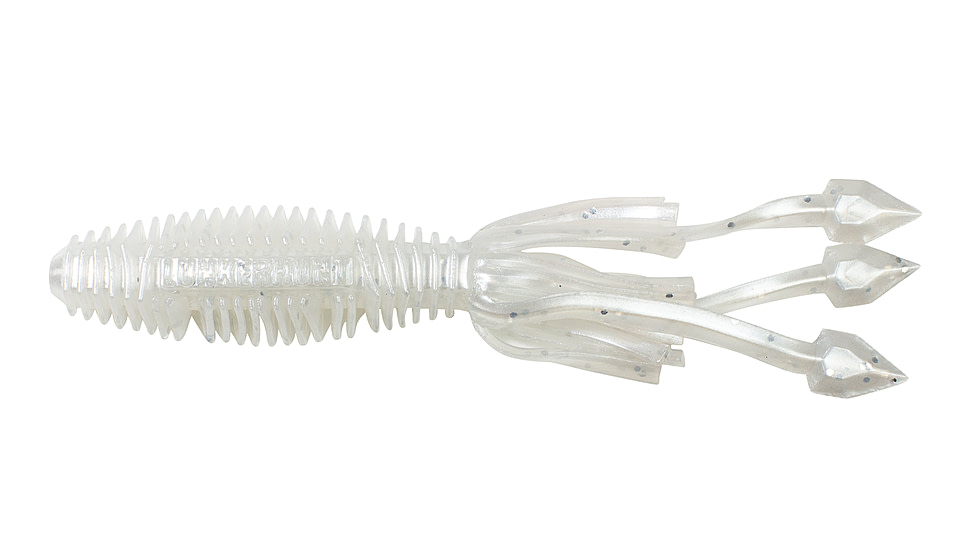 Lunkerhunt Typhon Tube, 6, 3.5in, White Ice, SBTUBE02
