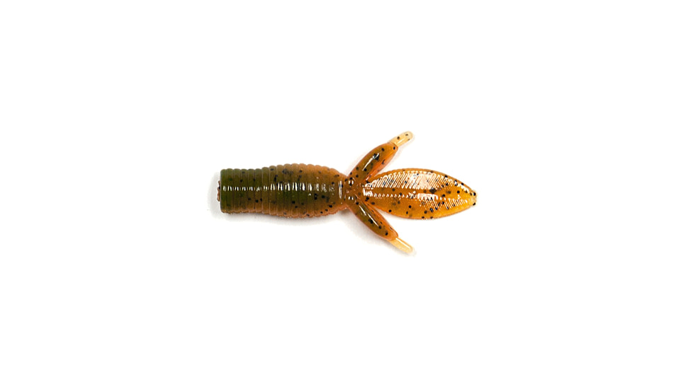 Lunkerhunt Water Bug Soft Bait, 1, 1.5in, Squash, LHPFWB05