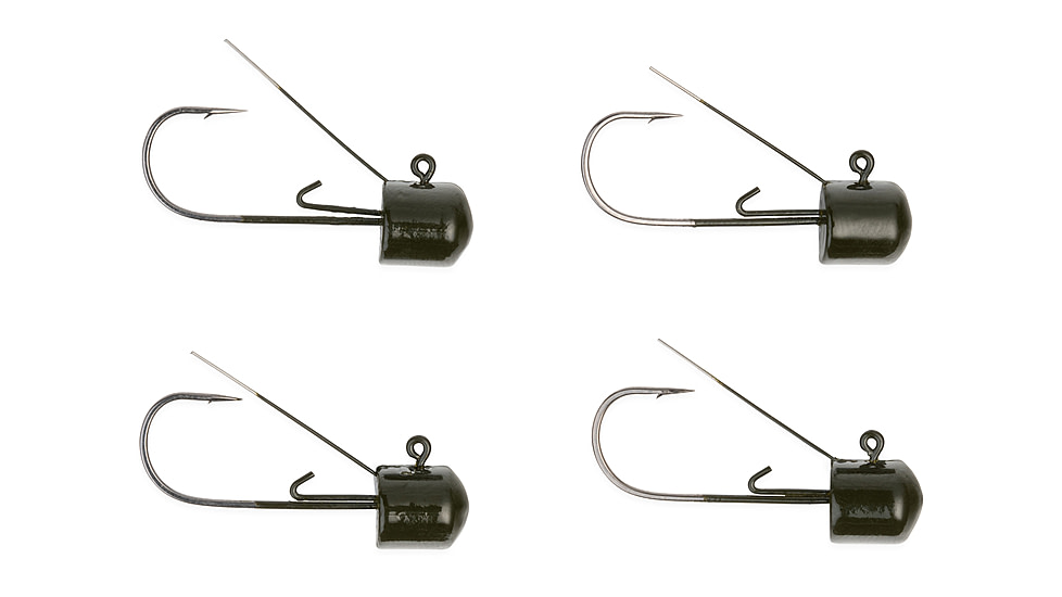 Lunkerhunt Weedless Mushroom Head Jig, Green Pumpkin, 1/4 oz, WMH04