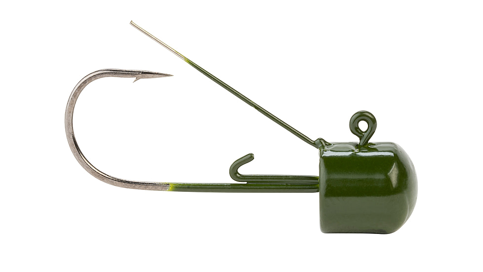 Lunkerhunt Weedless Mushroom Head Jig, Watermelon, 1/4 oz, WMH03