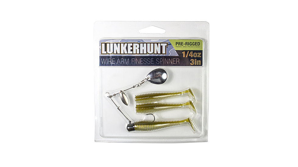 Lunkerhunt Wirearm Finesse Kit - Spinner Bait, Ayu, 3in &amp; 1/4 oz, WAFKSB03