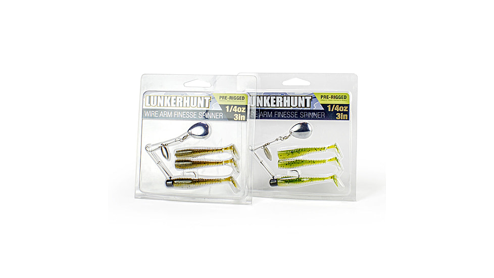 Lunkerhunt Wirearm Finesse Kit - Spinner Bait, Sexy Melon, 3in &amp; 1/4 oz, WAFKSB01