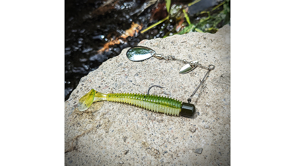 Lunkerhunt Wirearm Finesse Kit - Spinner Bait, Sexy Melon, 3in &amp; 1/4 oz, WAFKSB01