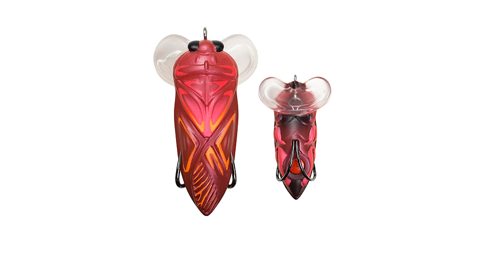 Lunkerhunt Yappa Bug Soft Bait, 1, 2.75in, Ruby, YPAB05