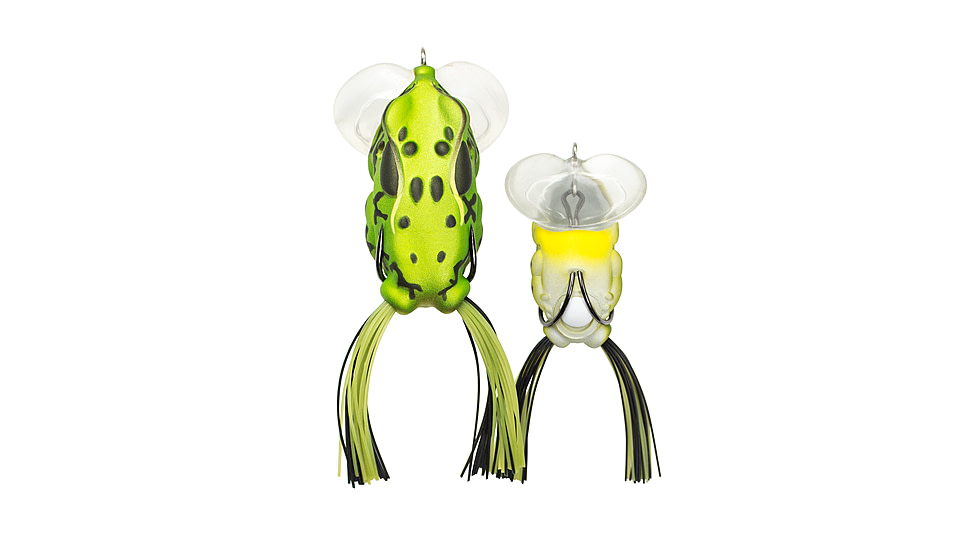 Lunkerhunt Yappa Frog Topwater, 1, 2.75in, Green Tea, YPAF01