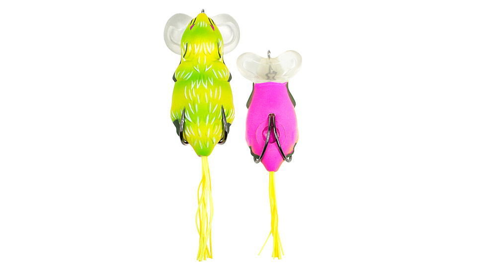 Lunkerhunt Yappa Rat Soft Bait, 1, 2.75in, Toxic, YPAR08