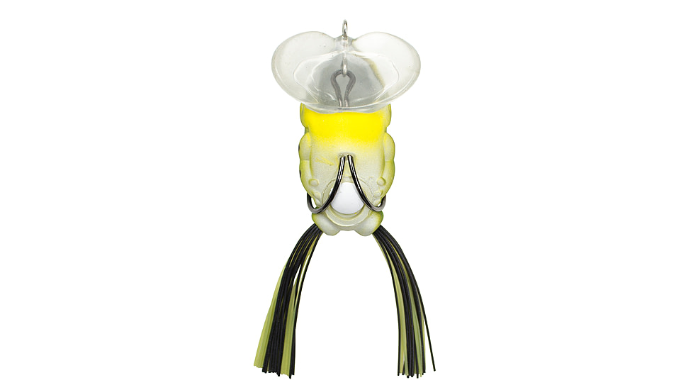 Lunkerhunt Yappa Frog Topwater, 1, 2.75in, Green Tea, YPAF01