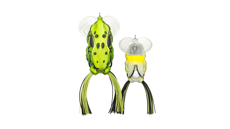 Lunkerhunt Yappa Frog Topwater, 1, 2.75in, Green Tea, YPAF01