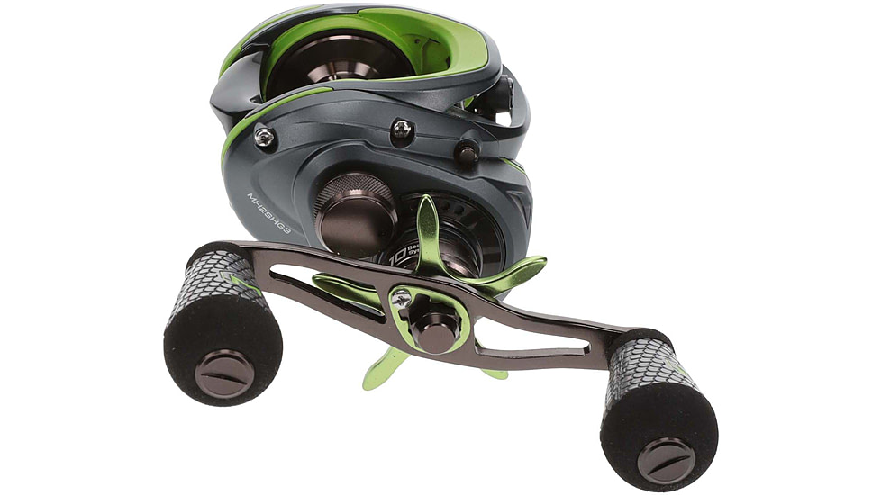 Lew's Speed Spool Baitcast Reel and Rod Combo, 7ft, 1-PC HM30 Graphite Rod w/ Medium-Heavy  and Fast, 9+1 Bearings, 7.5-1 Ratio, Speed Gears, LH Retrieve, Gray, SS1SHL70MHG3