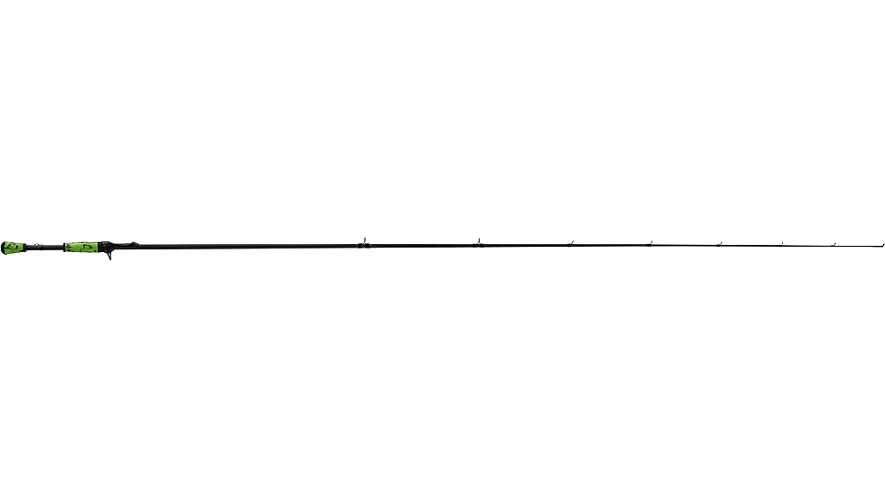 Lew’s MACH 2 Casting Rod, 6ft 8in 1-PC IM8 Graphite Rod, Medium  w/ Moderate-Fast, Stainless Steel Guides, Split-Grip Handle, Winn Dri-Tac Ultra Grips, Green/Black, M2TWJBRG2