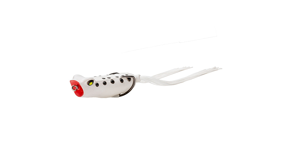 MACH MACH Poppin Frog Swimbait, White, MHPPKF-204