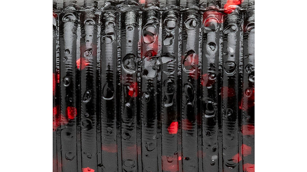 MACH MACH Stick Swimbait, Black Red Flake, 4.75in, MHSS-96