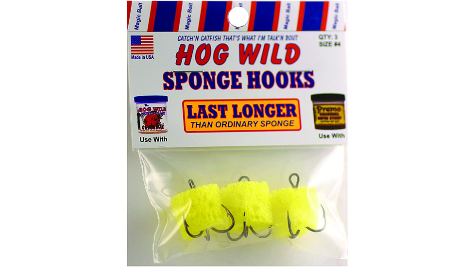 Magic Bait Hog Wild Bronze Hook, Trebl, Size 4, 3 Per Pack, 21-48