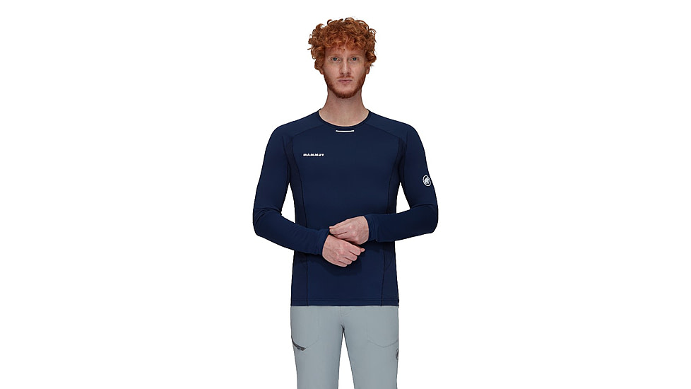 Mammut Aenergy FL Longsleeve - Mens, Marine, Large, 1016-01370-5118-115