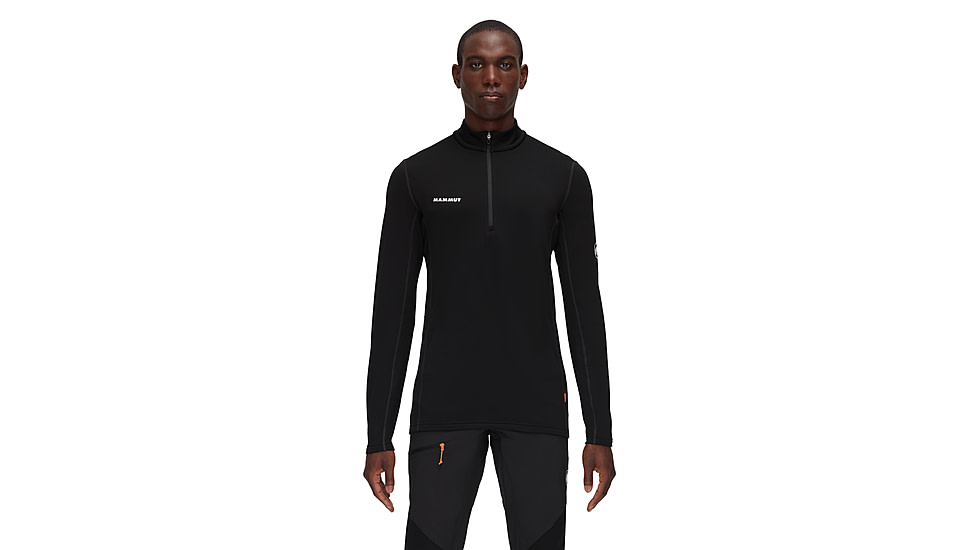 Mammut Aenergy ML Half Zip Pull Top - Mens, Black, XXL, 1016-01100-0001-117