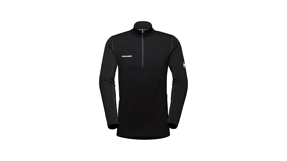 Mammut Aenergy ML Half Zip Pull Top - Mens, Black, XXL, 1016-01100-0001-117