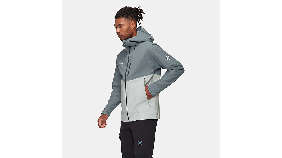 Mammut Alto Guide HS Hooded Jacket - Mens, Silver Sage/Strata, 2XL, 1010-29561-1303-117