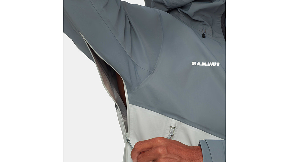 Mammut Alto Guide HS Hooded Jacket - Mens, Silver Sage/Strata, 2XL, 1010-29561-1303-117