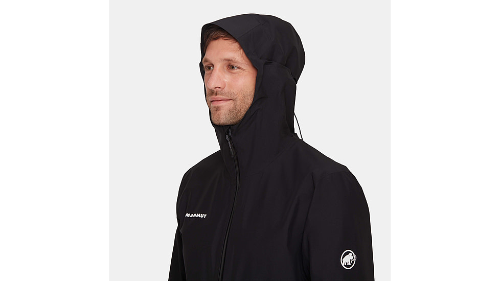 Mammut Alto Light HS Hooded Jacket - Mens, Black, 2XL, 1010-30660-0001-117