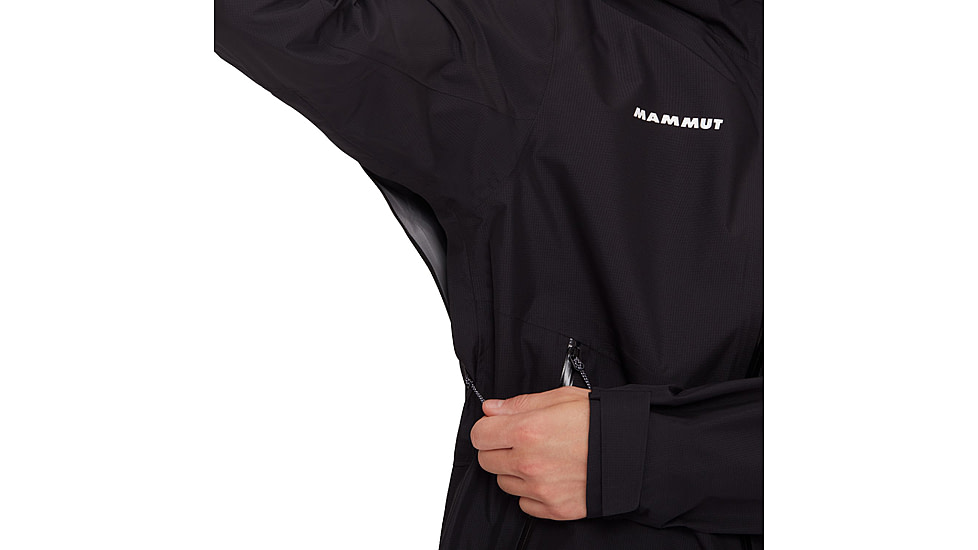 Mammut Alto Light HS Hooded Jacket - Mens, Black, Extra Large, 1010-30660-0001-116