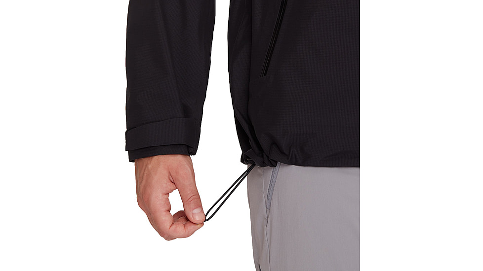 Mammut Alto Light HS Hooded Jacket - Mens, Black, Extra Large, 1010-30660-0001-116