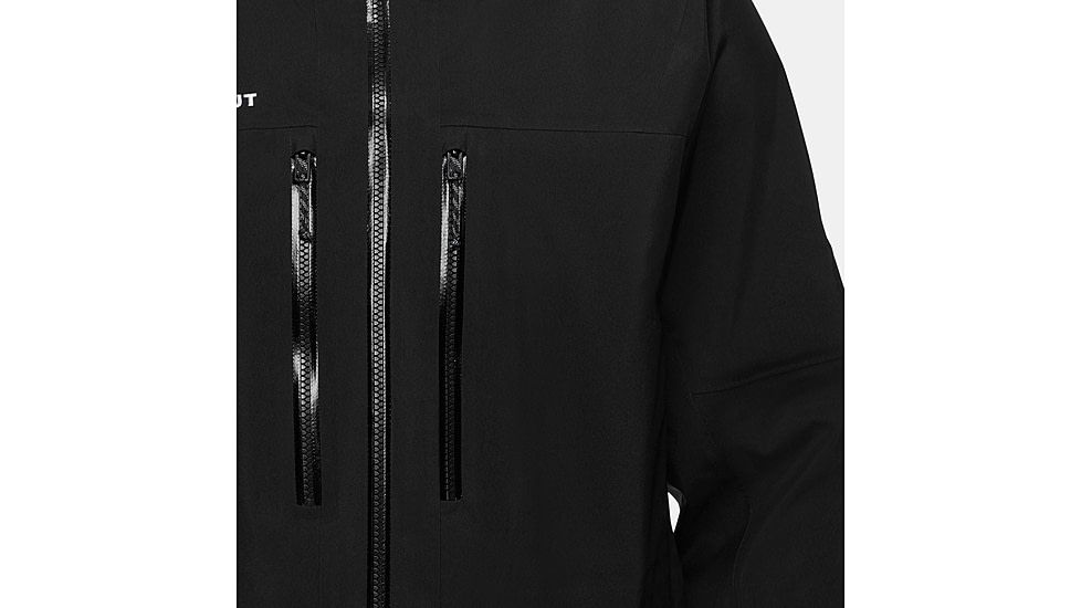 Mammut Crater Pro HS Hooded Jacket - Mens, Black, Large, 1010-31680-0001-115