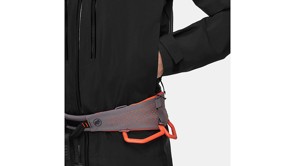 Mammut Crater Pro HS Hooded Jacket - Mens, Black, Large, 1010-31680-0001-115