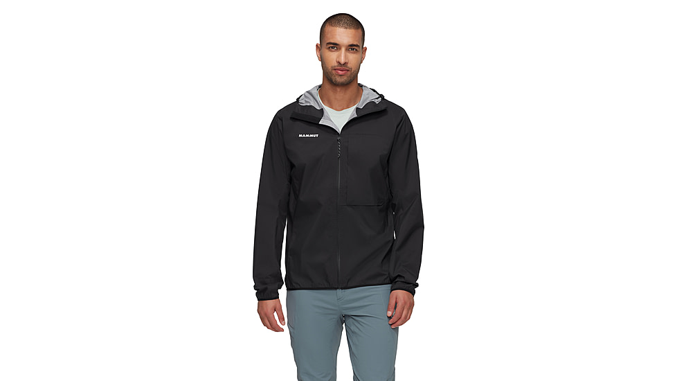 Mammut Ducan Light HS Hooded Jacket - Mens, Black, S, 1010-31470-0001-113