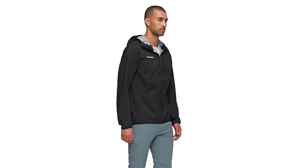 Mammut Ducan Light HS Hooded Jacket - Mens, Black, S, 1010-31470-0001-113