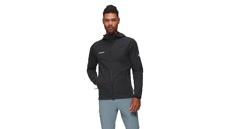 Mammut GRANITE SO Hooded Jacket - Mens, Black, XL, 1011-02471-0001-116