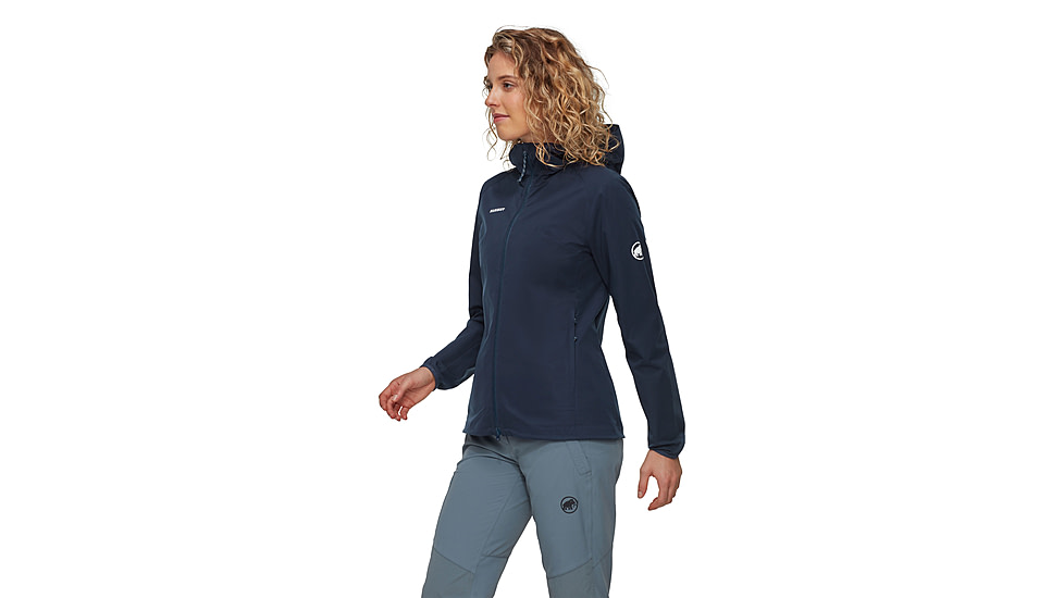 Mammut GRANITE SO Hooded Jacket - Womens, Marine, XL, 1011-02481-5118-116