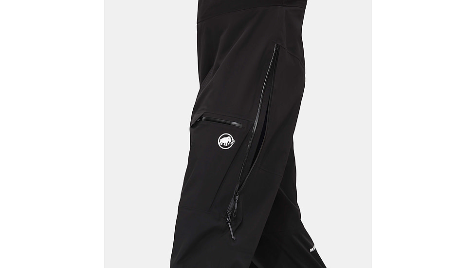 Mammut Haldigrat HS Bib Pants - Mens, Black, 48, 1020-13441-0001-48-10