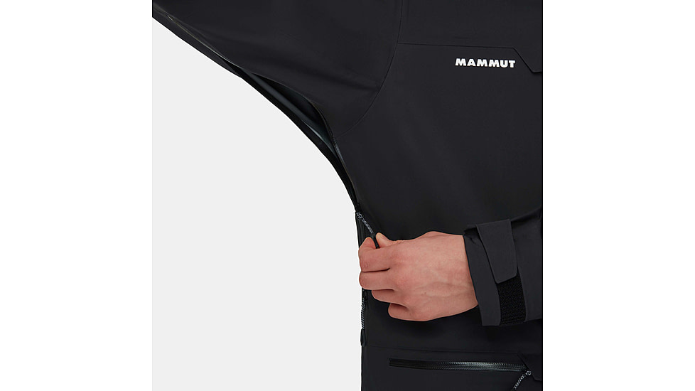 Mammut Haldigrat HS Hooded Jacket - Mens, Black, Medium, 1010-30361-0001-114