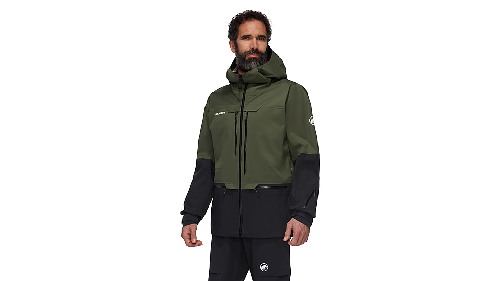 Mammut Haldigrat HS Hooded Jacket - Mens, Dark Marsh, Extra Large, 1010-30361-40294-116