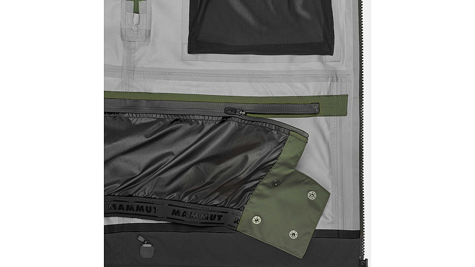 Mammut Haldigrat HS Hooded Jacket - Mens, Dark Marsh, Extra Large, 1010-30361-40294-116