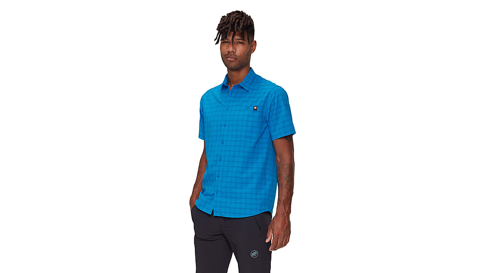 Mammut Lenni Shirt - Mens, Glacier Blue-Marine, XXL, 1015-01471-50591-117