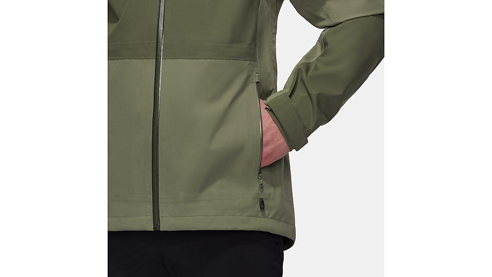 Mammut Linard Guide HS Hooded Jacket - Mens, Marsh/Dark Marsh, Medium, 1010-30950-40300-114