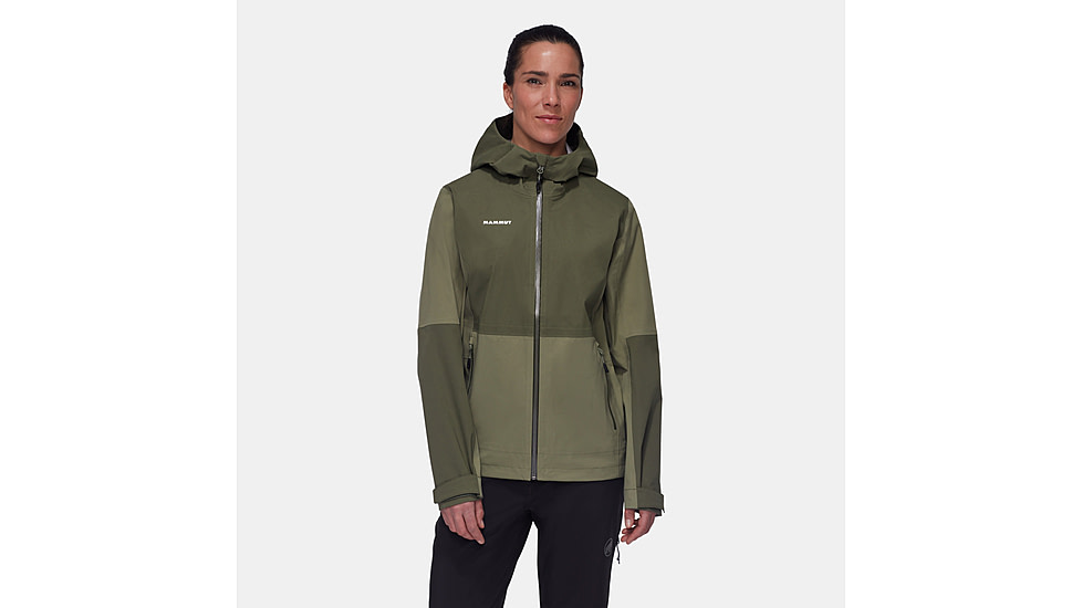 Mammut Linard Guide HS Hooded Jacket - Womens, Marsh/Dark Marsh, Large, 1010-30970-40300-115