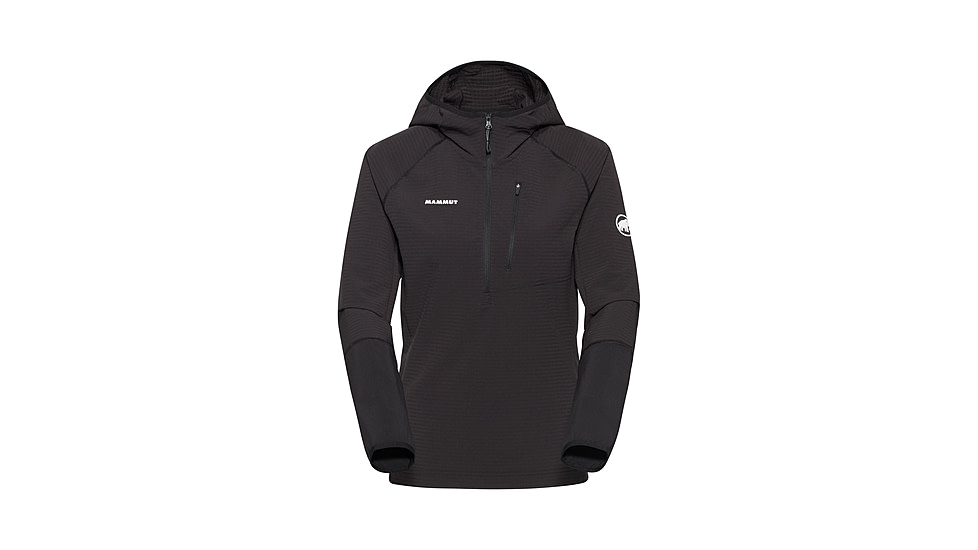 Mammut Madris Light ML Half Zip Hoody - Womens, Black, XS, 1014-06060-0001-112