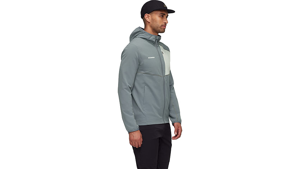 Mammut Madris Light ML Hooded Jacket - Mens, Strata/Silver Sage, Medium, 1014-03842-00793-114