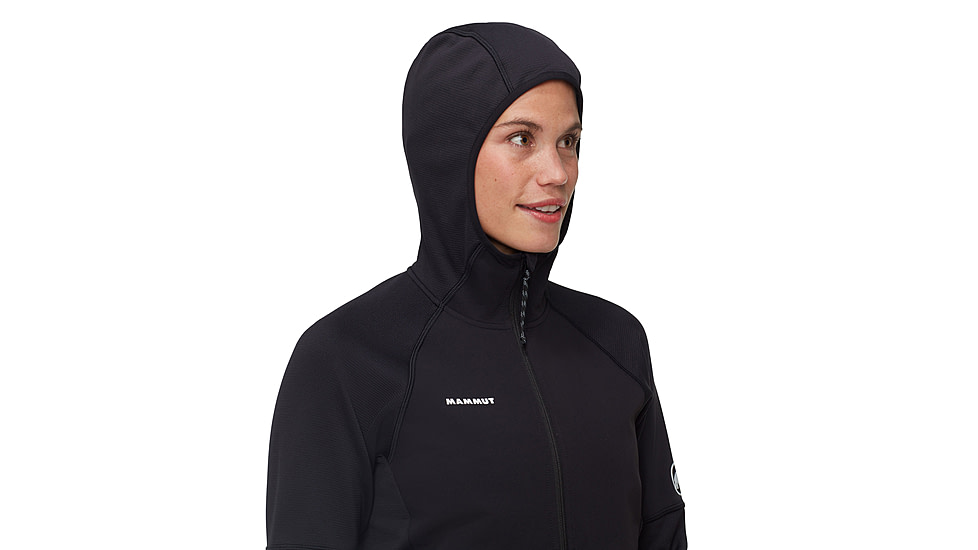 Mammut Massone ML Hooded Jacket - Womens, Black, S, 1014-06200-0001-113