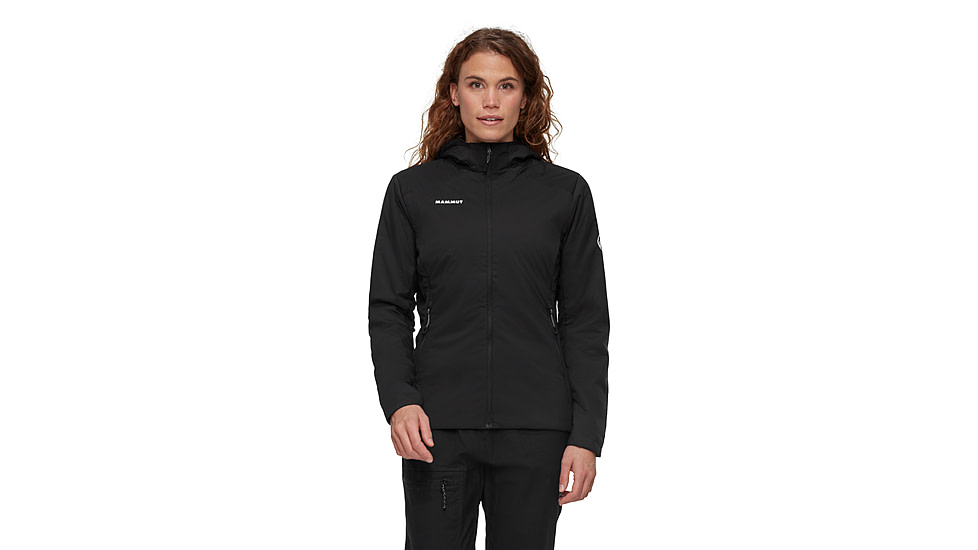 Mammut Rime Light IN Flex Hooded Jacket - Womens, Black, Medium, 1013-03170-0001-114