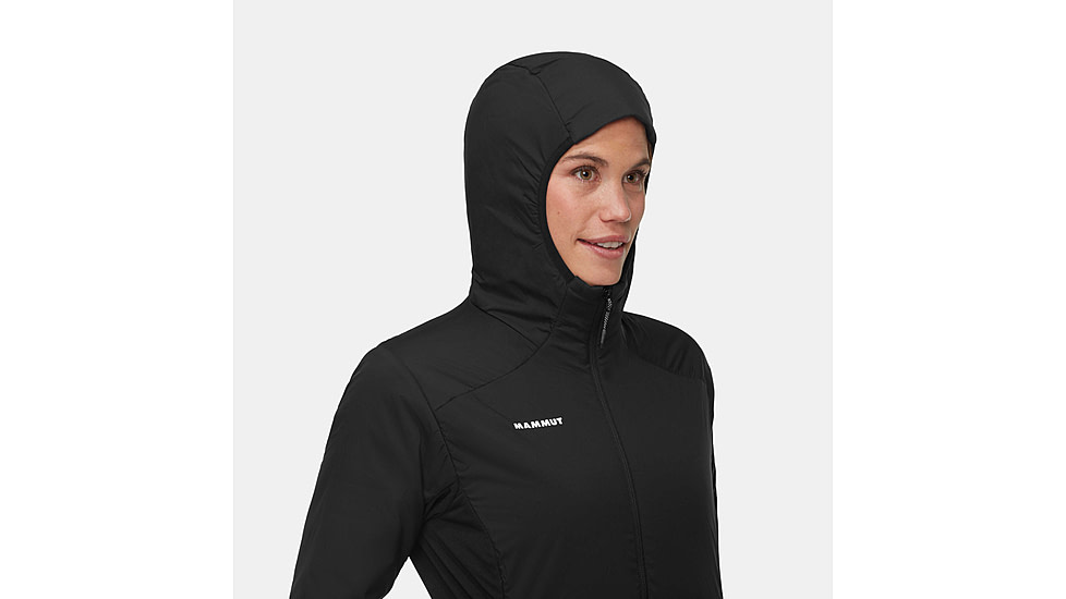 Mammut Rime Light IN Flex Hooded Jacket - Womens, Black, Medium, 1013-03170-0001-114