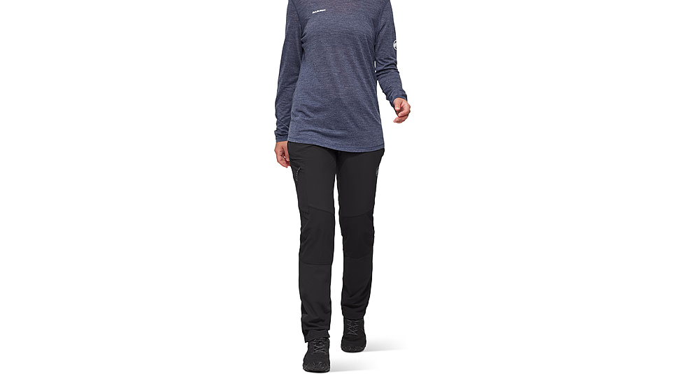 Mammut Runbold Guide SO Pants - Womens, Black, US 16 Short, 1021-01470-0001- 16 Short