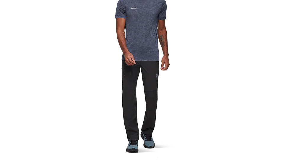 Mammut Runbold IV Pants - Mens, Black, US 38 Short, 1022-02580-0001- 38 Short